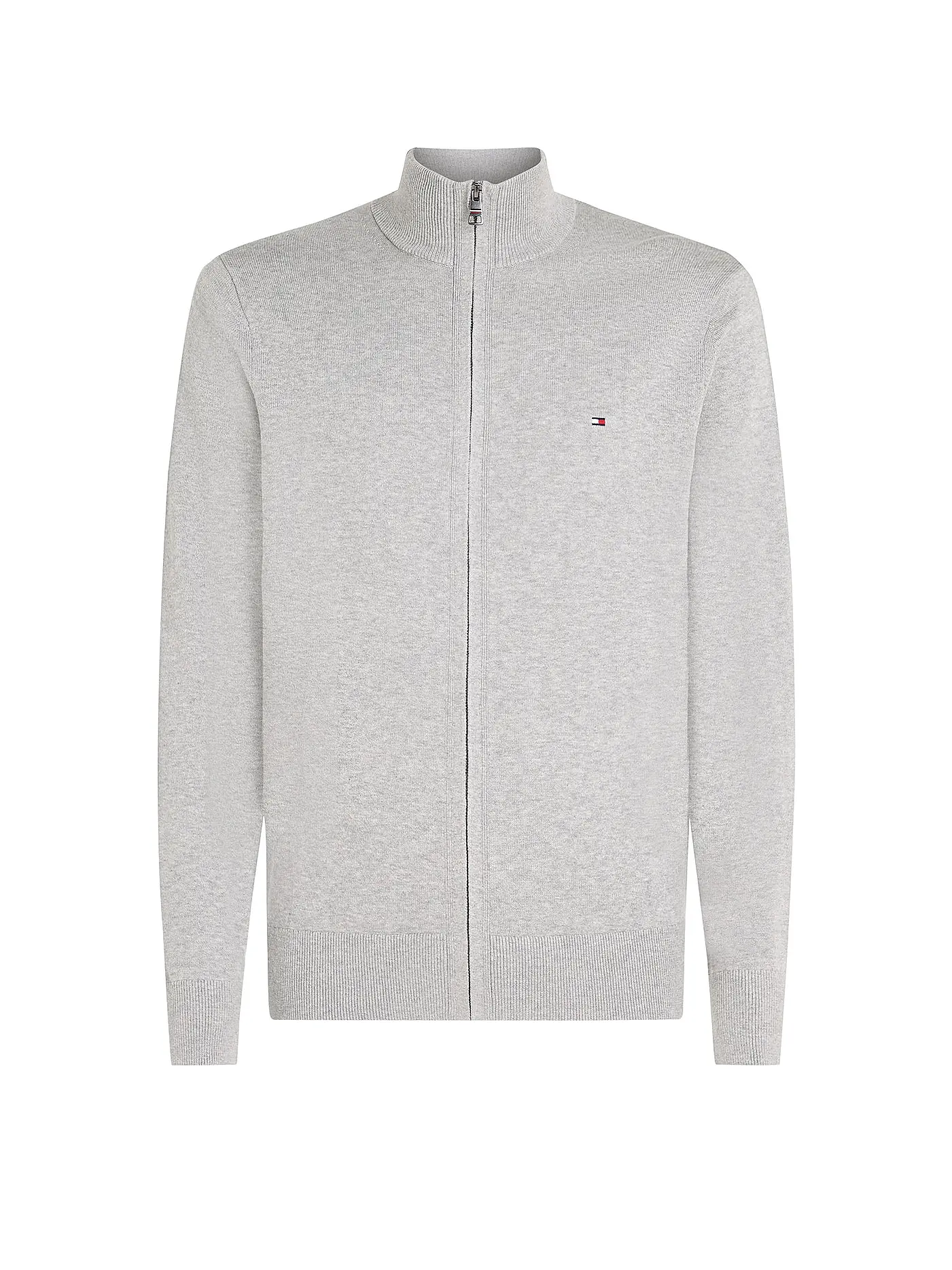 TOMMY HILFIGER | Sweatjacke | hellgrau